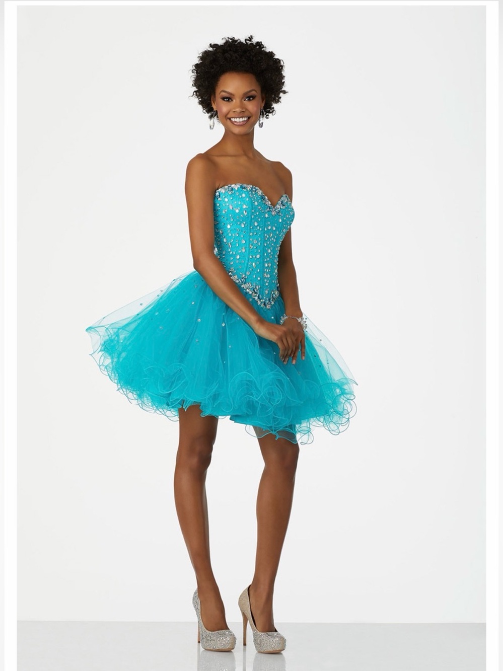 Mori Lee Strapless Dress